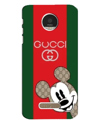 Чехол для Motorola MOTO Z с картинкой «Gucci — полосы и Микки» Чехол для Motorola MOTO Z с картинкой «Gucci — полосы и Микки»