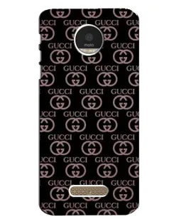Чехол для Motorola MOTO Z с картинкой «Классическая монограмма Gucci»