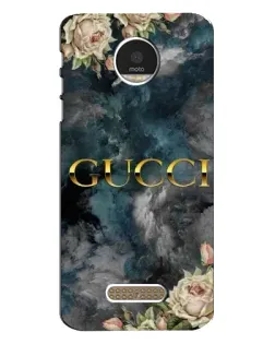 Чехол для Motorola MOTO Z с картинкой «Абстрактные цветы Gucci»