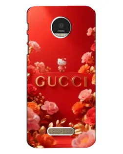 Чехол для Motorola MOTO Z с картинкой «Gucci — золотой сад»