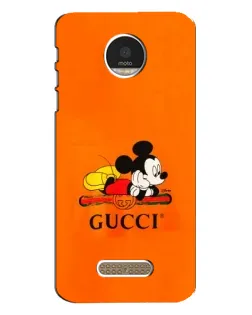 Чехол для Motorola MOTO Z с картинкой «Микки Маус Gucci — оранж» Чехол для Motorola MOTO Z с картинкой «Микки Маус Gucci — оранж»
