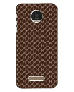 Чехол для Motorola MOTO Z с картинкой «Gucci — шоколадная сетка» Чехол для Motorola MOTO Z с картинкой «Gucci — шоколадная сетка»