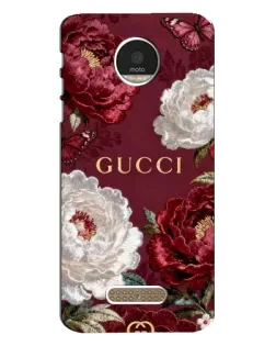 Чехол для Motorola MOTO Z с картинкой «Gucci — бордовые розы» Чехол для Motorola MOTO Z с картинкой «Gucci — бордовые розы»