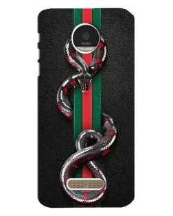 Чехол для Motorola MOTO Z с картинкой «Gucci — змея на полосе» Чехол для Motorola MOTO Z с картинкой «Gucci — змея на полосе»