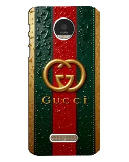 Чехол для Motorola MOTO Z с картинкой «Gucci — фирменная полоса и золото» Чехол для Motorola MOTO Z с картинкой «Gucci — фирменная полоса и золото»