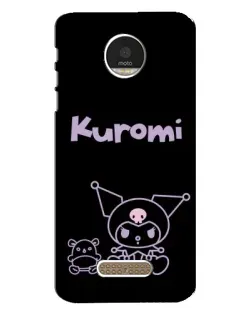 Чехол для Motorola MOTO Z с картинкой «Kuromi — черный минимализм» Чехол для Motorola MOTO Z с картинкой «Kuromi — черный минимализм»