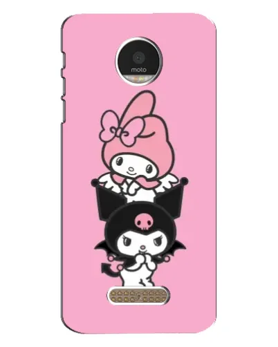 Чехол для Motorola MOTO Z с картинкой «My Melody и Kuromi»