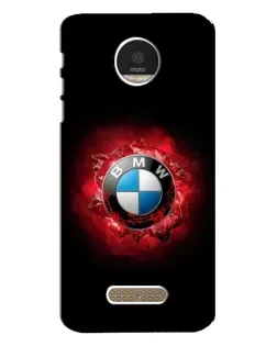 Чехол для Motorola MOTO Z с картинкой «Логотип BMW — вспышка»