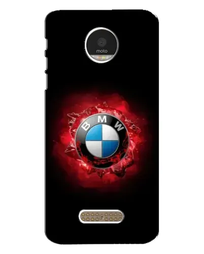 Чехол для Motorola MOTO Z с картинкой «Логотип BMW — вспышка»