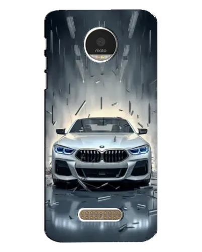 Чехол для Motorola MOTO Z с картинкой «BMW в свете фар»
