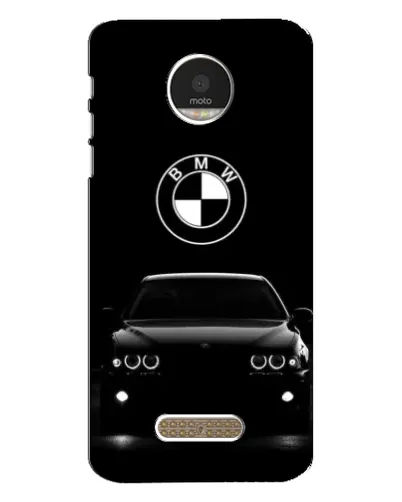 Чехол для Motorola MOTO Z с картинкой «BMW — взгляд из темноты»