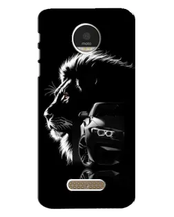 Чехол для Motorola MOTO Z с картинкой «BMW и лев»