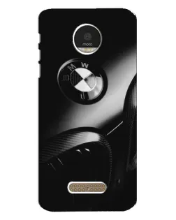 Чехол для Motorola MOTO Z с картинкой «Эмблема BMW — макро»