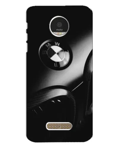 Чехол для Motorola MOTO Z с картинкой «Эмблема BMW — макро»