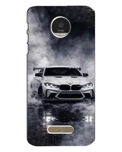 Чехол для Motorola MOTO Z с картинкой «BMW сквозь туман»