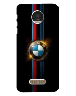 Чехол для Motorola MOTO Z с картинкой «BMW M-Power неон»