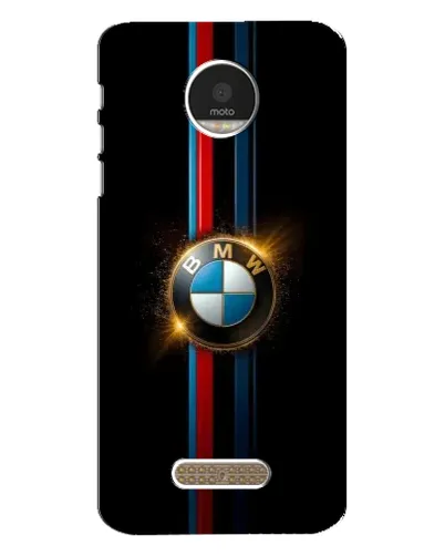 Чехол для Motorola MOTO Z с картинкой «BMW M-Power неон»