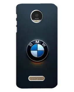 Чехол для Motorola MOTO Z с картинкой «Логотип BMW — минимализм»