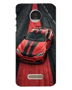 Чехол для Motorola MOTO Z с картинкой «BMW на красной дорожке»