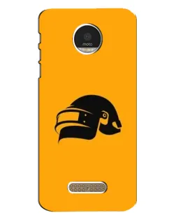 Чехол для Motorola MOTO Z с картинкой «PUBG — золотой шлем»
