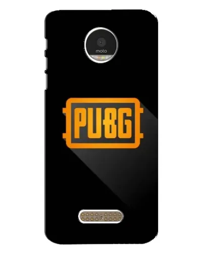 Чехол для Motorola MOTO Z с картинкой «PUBG — рамка лого»