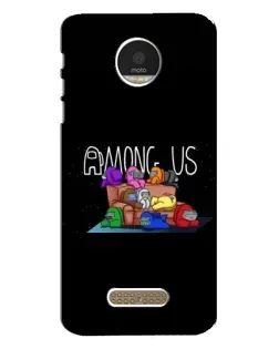 Чехол для Motorola MOTO Z с картинкой «Логотип Among Us» Чехол для Motorola MOTO Z с картинкой «Логотип Among Us»