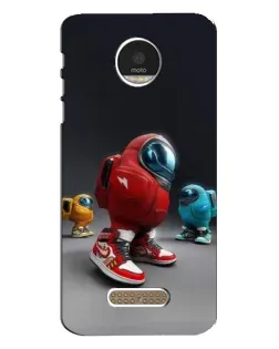 Чехол для Motorola MOTO Z с картинкой «Among Us — 3D стиль»