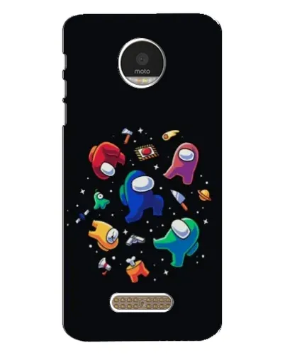 Чехол для Motorola MOTO Z с картинкой «Among Us космос»