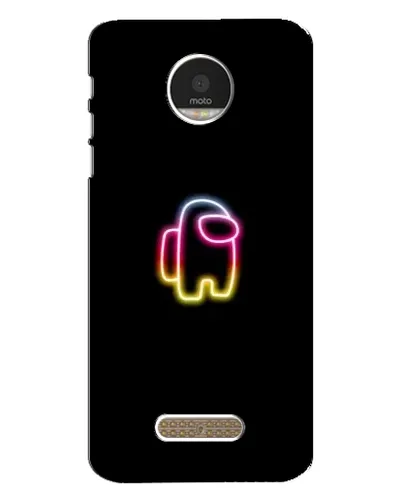 Чехол для Motorola MOTO Z с картинкой «Among Us градиент»