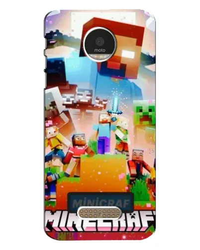 Чехол для Motorola MOTO Z с картинкой «Minecraft герои игры» Чехол для Motorola MOTO Z с картинкой «Minecraft герои игры»