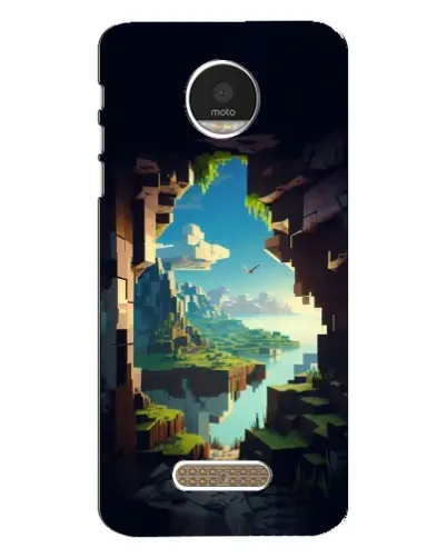 Чехол для Motorola MOTO Z с картинкой «Вид из пещеры» Чехол для Motorola MOTO Z с картинкой «Вид из пещеры»