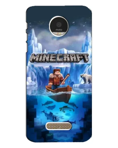 Чехол для Motorola MOTO Z с картинкой «Minecraft ледяной мир» Чехол для Motorola MOTO Z с картинкой «Minecraft ледяной мир»