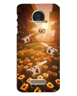 Чехол для Motorola MOTO Z с картинкой «Поле подсолнухов»