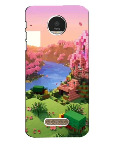 Чехол для Motorola MOTO Z с картинкой «Розовое дерево Minecraft» Чехол для Motorola MOTO Z с картинкой «Розовое дерево Minecraft»