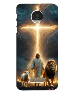 Чехол для Motorola MOTO Z с картинкой «Лев Иуды и Свет»