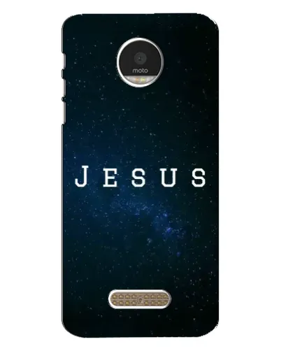 Чехол для Motorola MOTO Z с картинкой «Звездное небо Jesus»