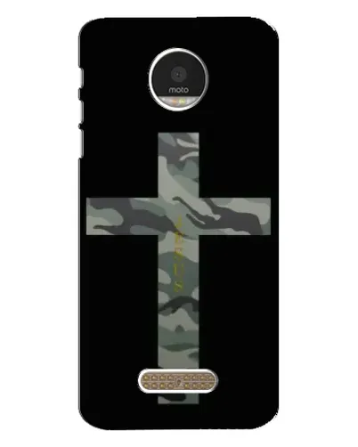 Чехол для Motorola MOTO Z с картинкой «Милитари Крест»