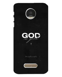 Чехол для Motorola MOTO Z с картинкой «GOD — Бог над всем»