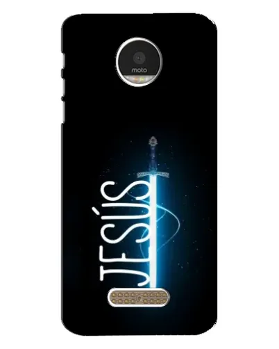 Чехол для Motorola MOTO Z с картинкой «Меч Духа Jesus»