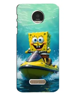 Чехол для Motorola MOTO Z с картинкой «Спанч Боб на гидроцикле» Чехол для Motorola MOTO Z с картинкой «Спанч Боб на гидроцикле»