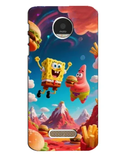 Чехол для Motorola MOTO Z с картинкой «Космический фастфуд» Чехол для Motorola MOTO Z с картинкой «Космический фастфуд»