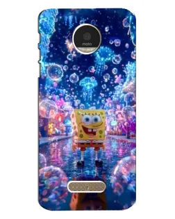 Чехол для Motorola MOTO Z с картинкой «Неоновый океан»