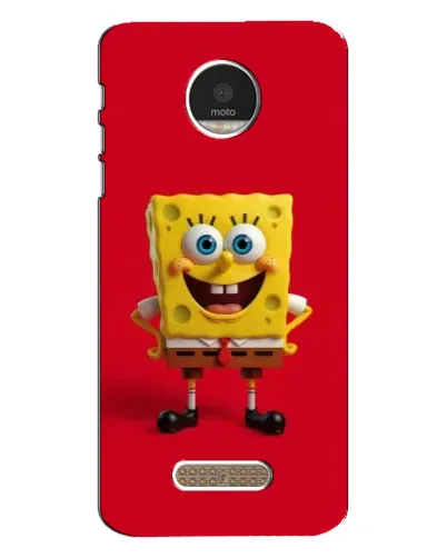 Чехол для Motorola MOTO Z с картинкой «Спанч Боб на красном» Чехол для Motorola MOTO Z с картинкой «Спанч Боб на красном»