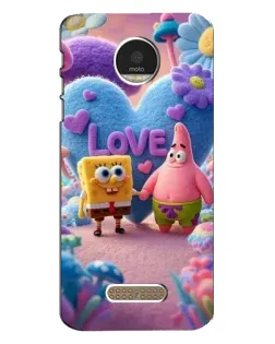Чехол для Motorola MOTO Z с картинкой «Губка Боб Патрик»