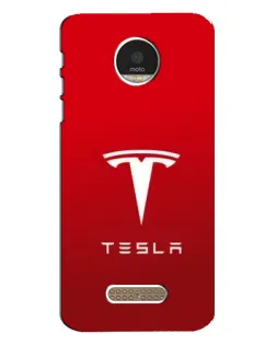Чехол для Motorola MOTO Z с картинкой «Tesla Red Classic»