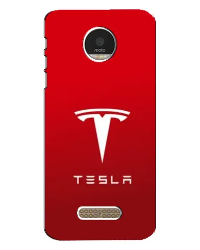 Чехол для Motorola MOTO Z с картинкой «Tesla Red Classic»