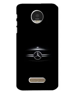 Чехол для Motorola MOTO Z с картинкой «Mercedes — абстрактные линии»