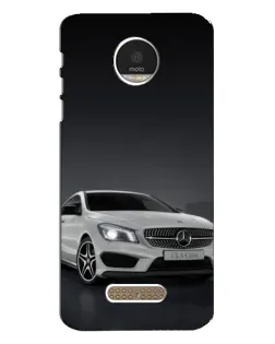 Чехол для Motorola MOTO Z с картинкой «Mercedes AMG GT Silver»