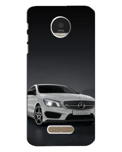 Чехол для Motorola MOTO Z с картинкой «Mercedes AMG GT Silver»