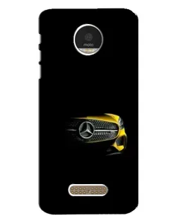 Чехол для Motorola MOTO Z с картинкой «Mercedes — ретро стиль»
